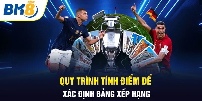 Quy trình tính điểm để xác định bảng xếp hạng